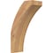 Ekena Millwork 5 1/2"W x 10"D x 18"H Thorton Smooth Knee Brace, Western Red Cedar BRC06X10X18THR00SWR - alternate 1